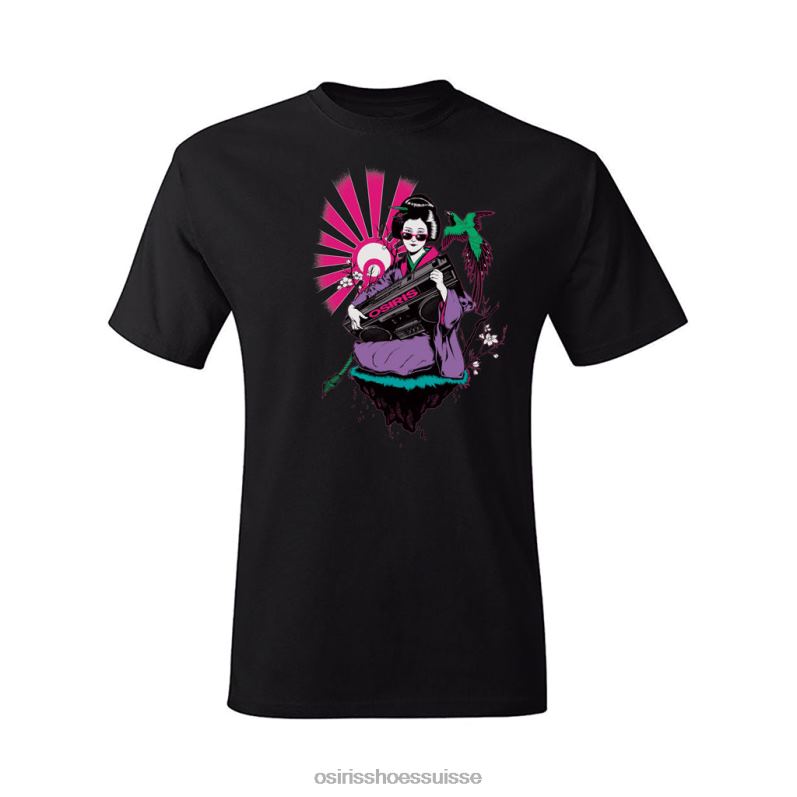 Osiris TD8N645 vêtements geisha t-shirt noir