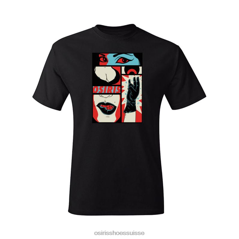 Osiris TD8N647 vêtements t-shirt Shocker noir
